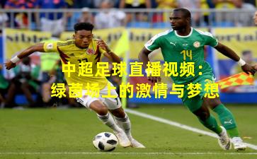 中超足球直播视频：绿茵场上的激情与梦想